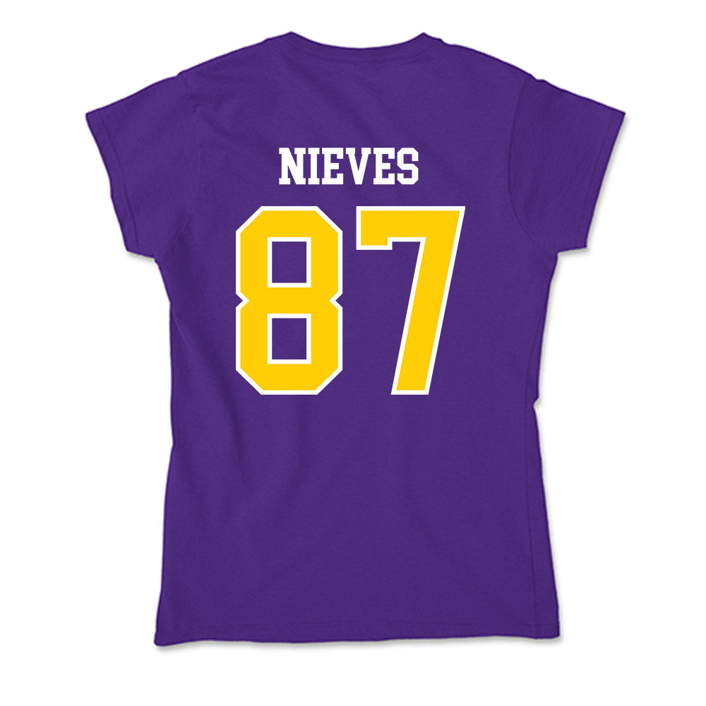 WIU - NCAA Football : Joshua Nieves - Soft Style Women’s T-Shirt-1