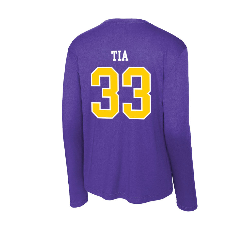 WIU - NCAA Football : Malini Tia - Activewear Long Sleeve T-Shirt-1