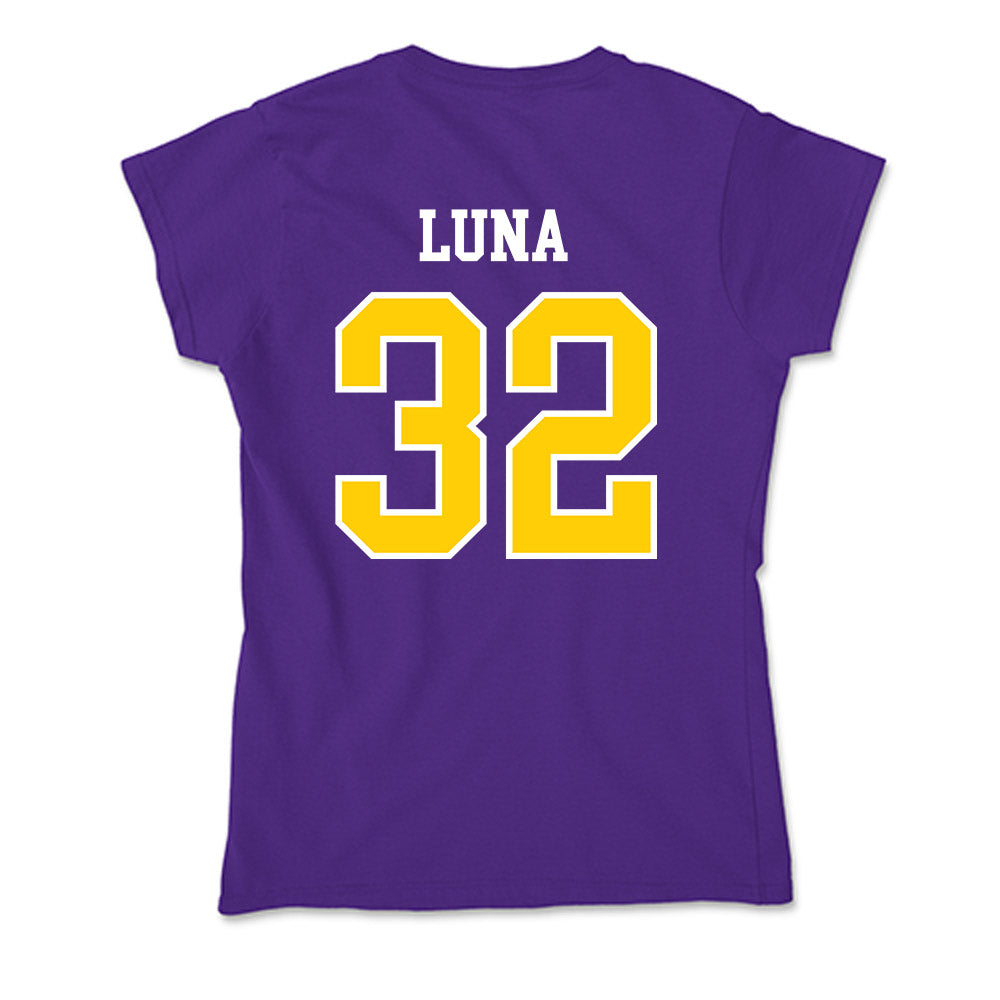 WIU - NCAA Softball : Maria Luna - Soft Style Women’s T-Shirt-1