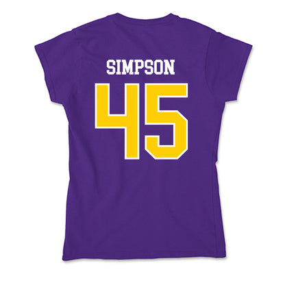 WIU - NCAA Softball : Hannah Simpson - Soft Style Women’s T-Shirt-1