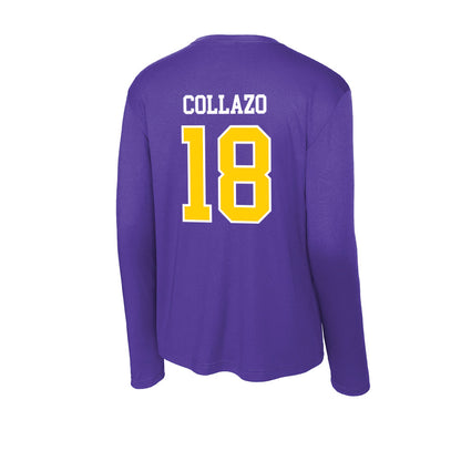 WIU - NCAA Baseball : Ricky Collazo - Activewear Long Sleeve T-Shirt-1