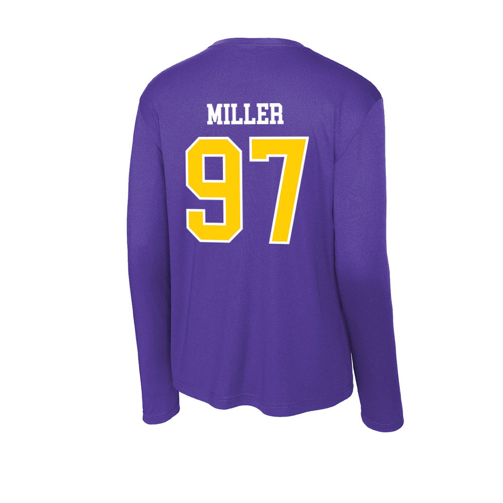 WIU - NCAA Football : Payne Miller - Activewear Long Sleeve T-Shirt-1