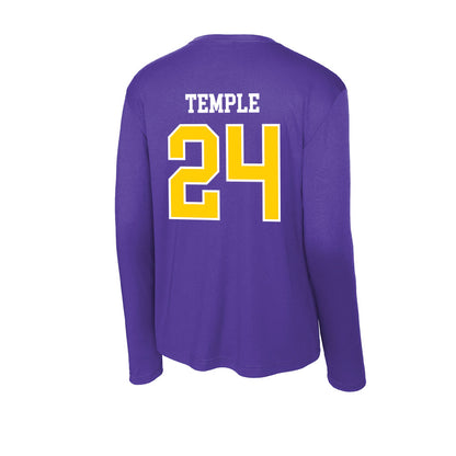 WIU - NCAA Football : Ernest Temple - Activewear Long Sleeve T-Shirt-1