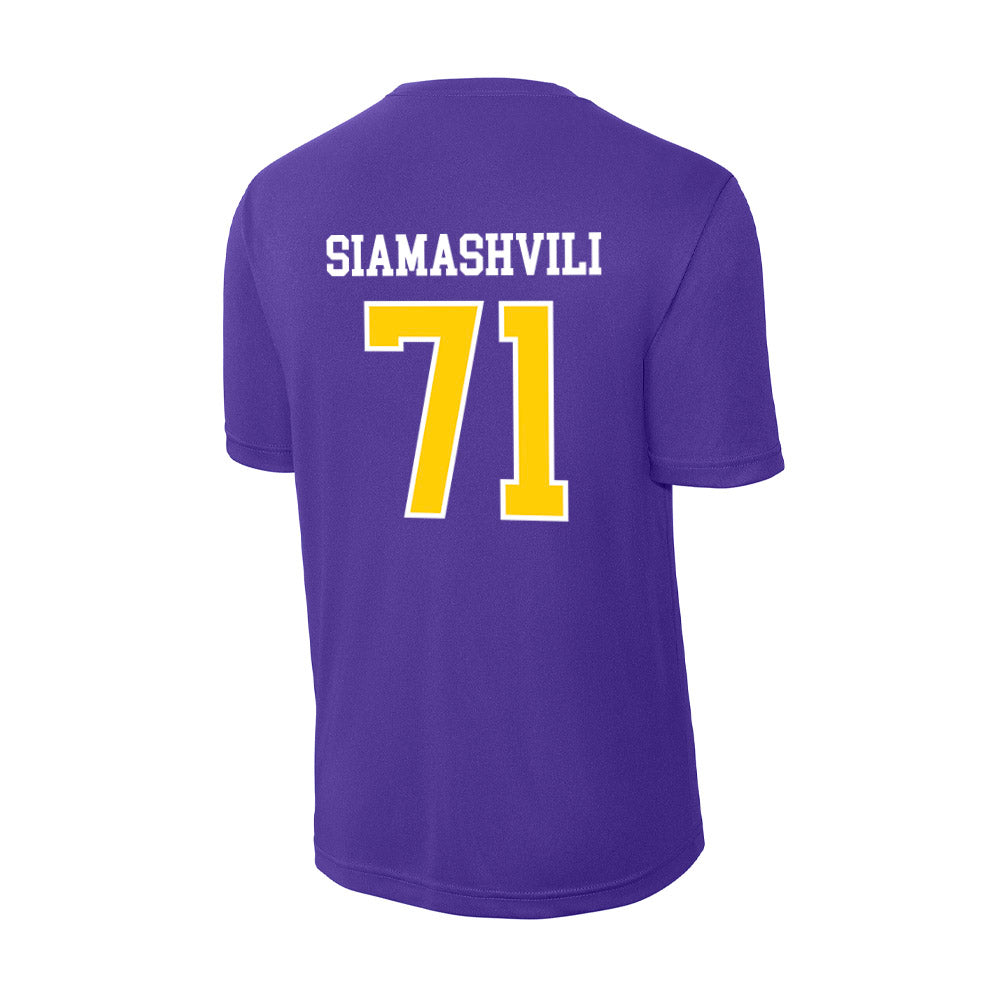 WIU - NCAA Football : Luca Siamashvili - Activewear T-Shirt-1