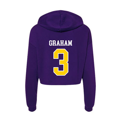 WIU - NCAA Men's Soccer : Benjamin Graham - Women's Crop Fleece Hoodie-1
