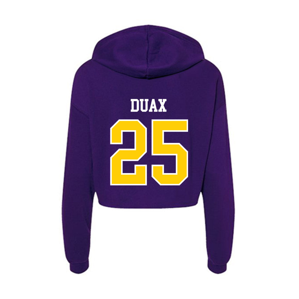 WIU - NCAA Men's Soccer : Ty Duax - Women's Crop Fleece Hoodie-1