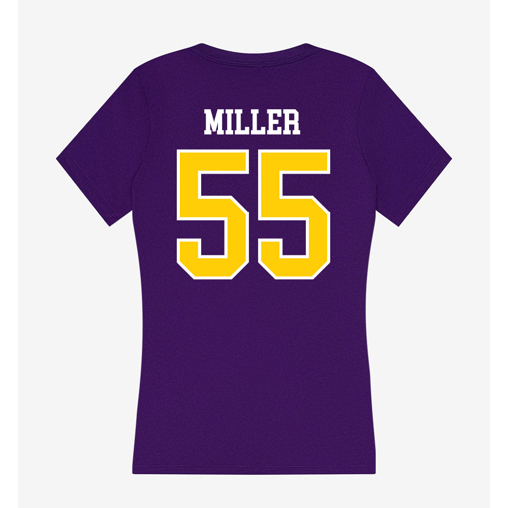 WIU - NCAA Football : Jace Miller - Women's V-Neck T-Shirt-1