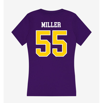 WIU - NCAA Football : Jace Miller - Women's V-Neck T-Shirt-1