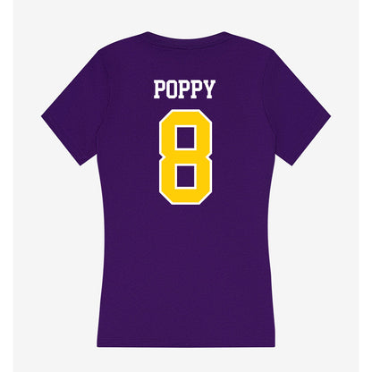 WIU - NCAA Football : Nevin Poppy - Women's V-Neck T-Shirt-1