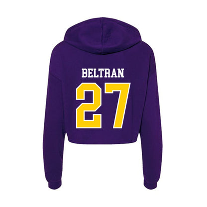 WIU - NCAA Men's Soccer : Alexis Beltran - Women's Crop Fleece Hoodie-1