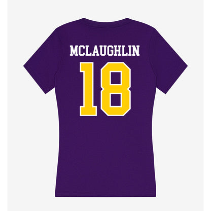 WIU - NCAA Softball : Addie Mclaughlin - Women's V-Neck T-Shirt-1