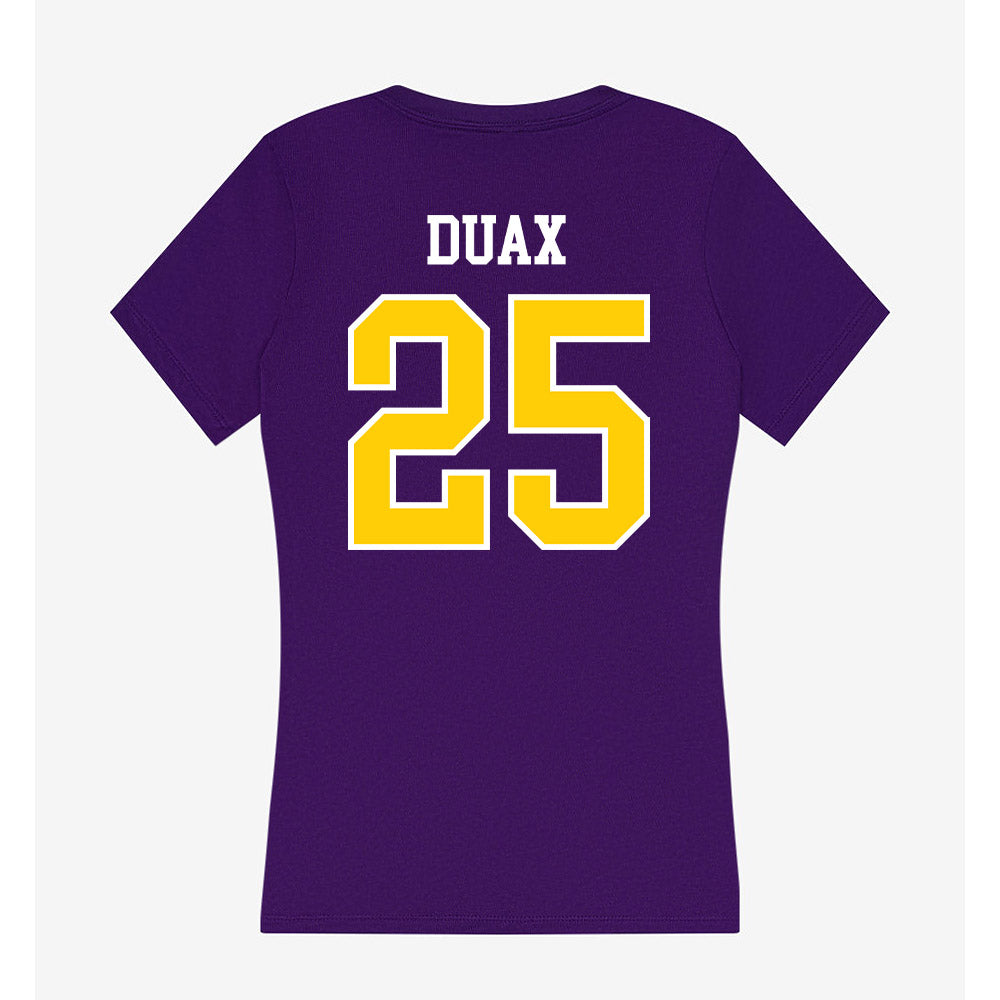 WIU - NCAA Men's Soccer : Ty Duax - Women's V-Neck T-Shirt-1
