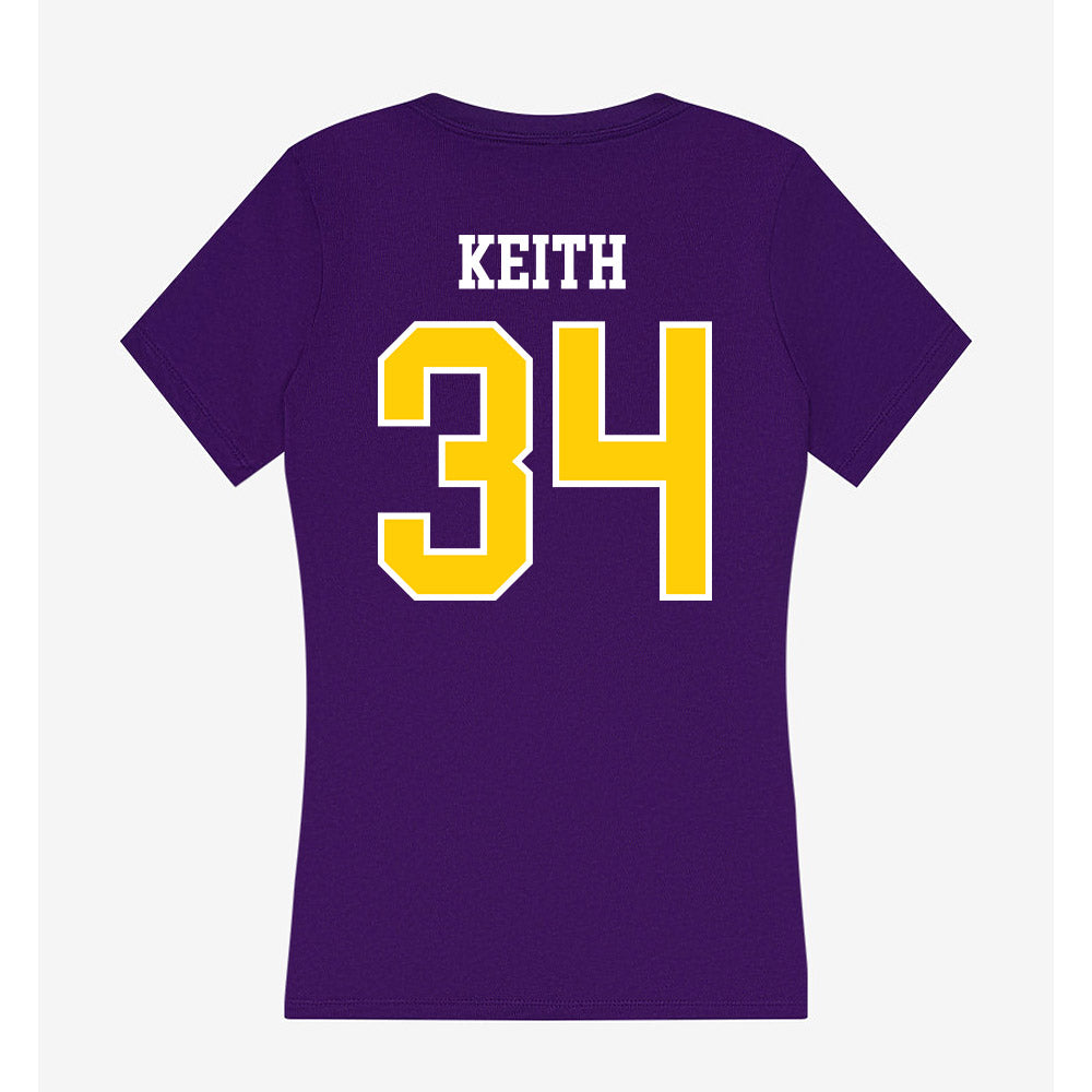 WIU - NCAA Football : Donpaul Keith - Women's V-Neck T-Shirt-1