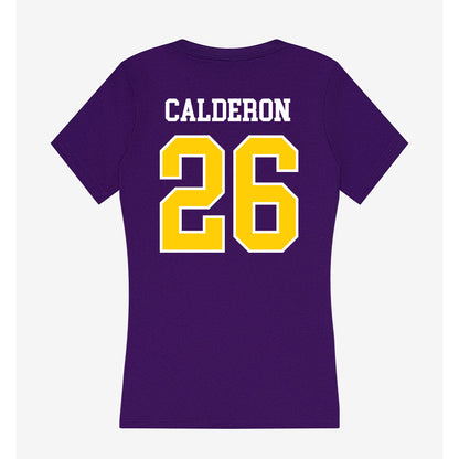 WIU - NCAA Men's Soccer : Miles Calderon - Women's V-Neck T-Shirt-1