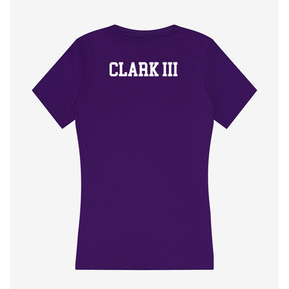 WIU - NCAA Men's Track & Field : Edward Clark III - Women's V-Neck T-Shirt-1