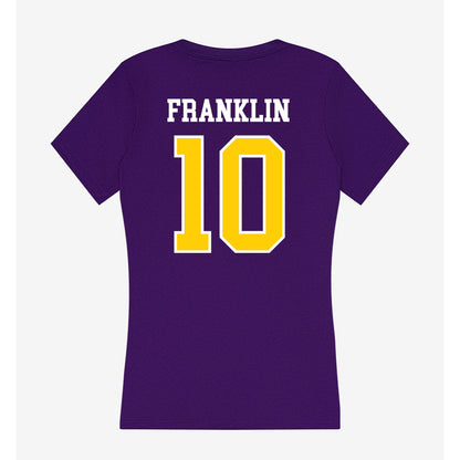 WIU - NCAA Women's Volleyball : kiyah franklin - Women's V-Neck T-Shirt-1