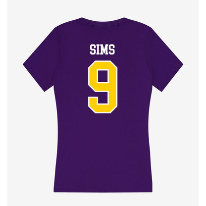 WIU - NCAA Baseball : Cole Sims - Women's V-Neck T-Shirt-1