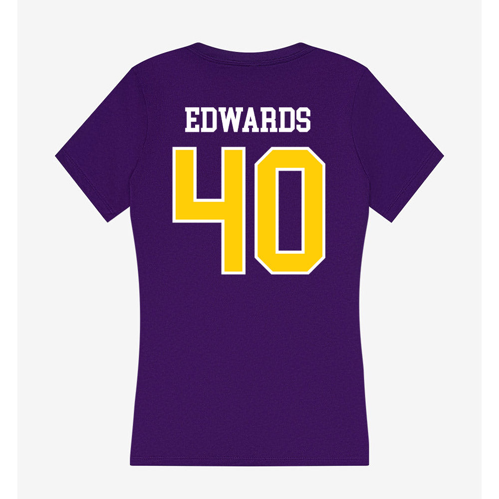 WIU - NCAA Football : Joe Edwards - Women's V-Neck T-Shirt-1
