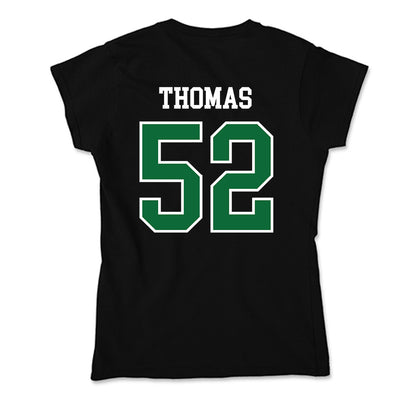 EMich - NCAA Football : Javon Thomas - Soft Style Women’s T-Shirt-1