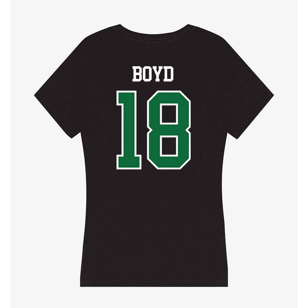 EMich - NCAA Football : Dior Boyd - Women's V-Neck T-Shirt-1
