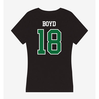 EMich - NCAA Football : Dior Boyd - Women's V-Neck T-Shirt-1