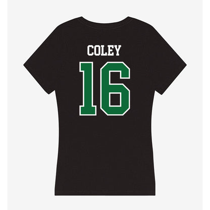 EMich - NCAA Football : Caleb Coley - Women's V-Neck T-Shirt-1