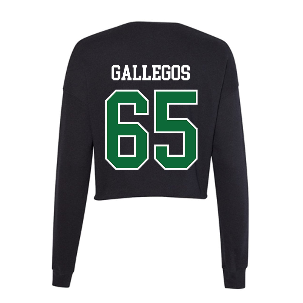 EMich - NCAA Football : Nicholas Gallegos - Women's Cropped Crew Fleece-1