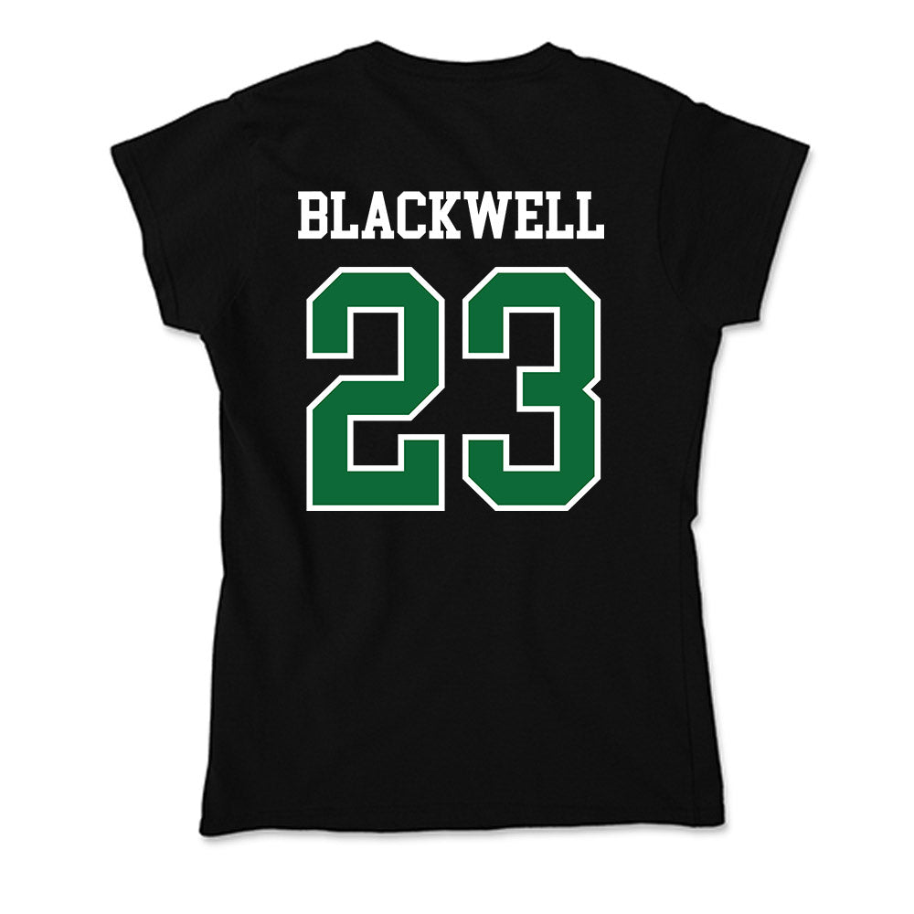 EMich - NCAA Women's Lacrosse : Mackenzie Blackwell - Soft Style Women’s T-Shirt-1