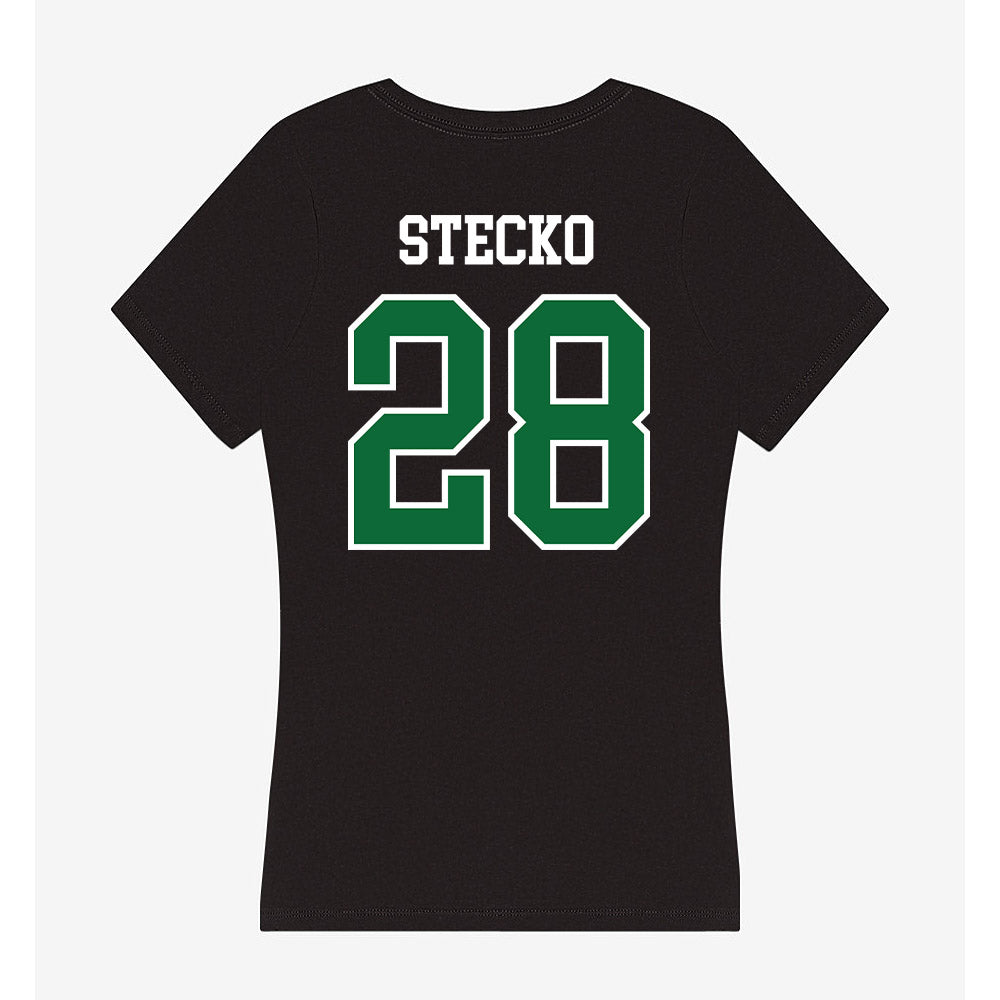 EMich - NCAA Baseball : Ty Stecko - Women's V-Neck T-Shirt-1