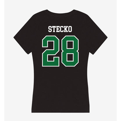 EMich - NCAA Baseball : Ty Stecko - Women's V-Neck T-Shirt-1