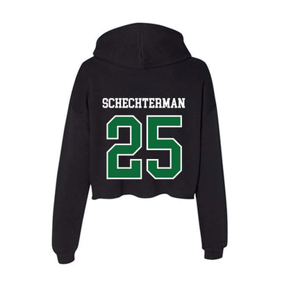 EMich - NCAA Baseball : Ben Schechterman - Women's Crop Fleece Hoodie-1
