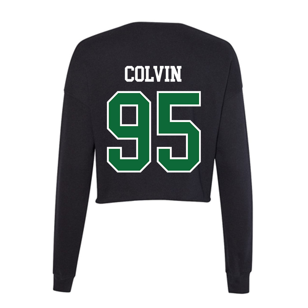 EMich - NCAA Football : Milan Colvin - Women's Cropped Crew Fleece-1
