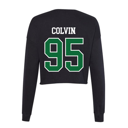 EMich - NCAA Football : Milan Colvin - Women's Cropped Crew Fleece-1