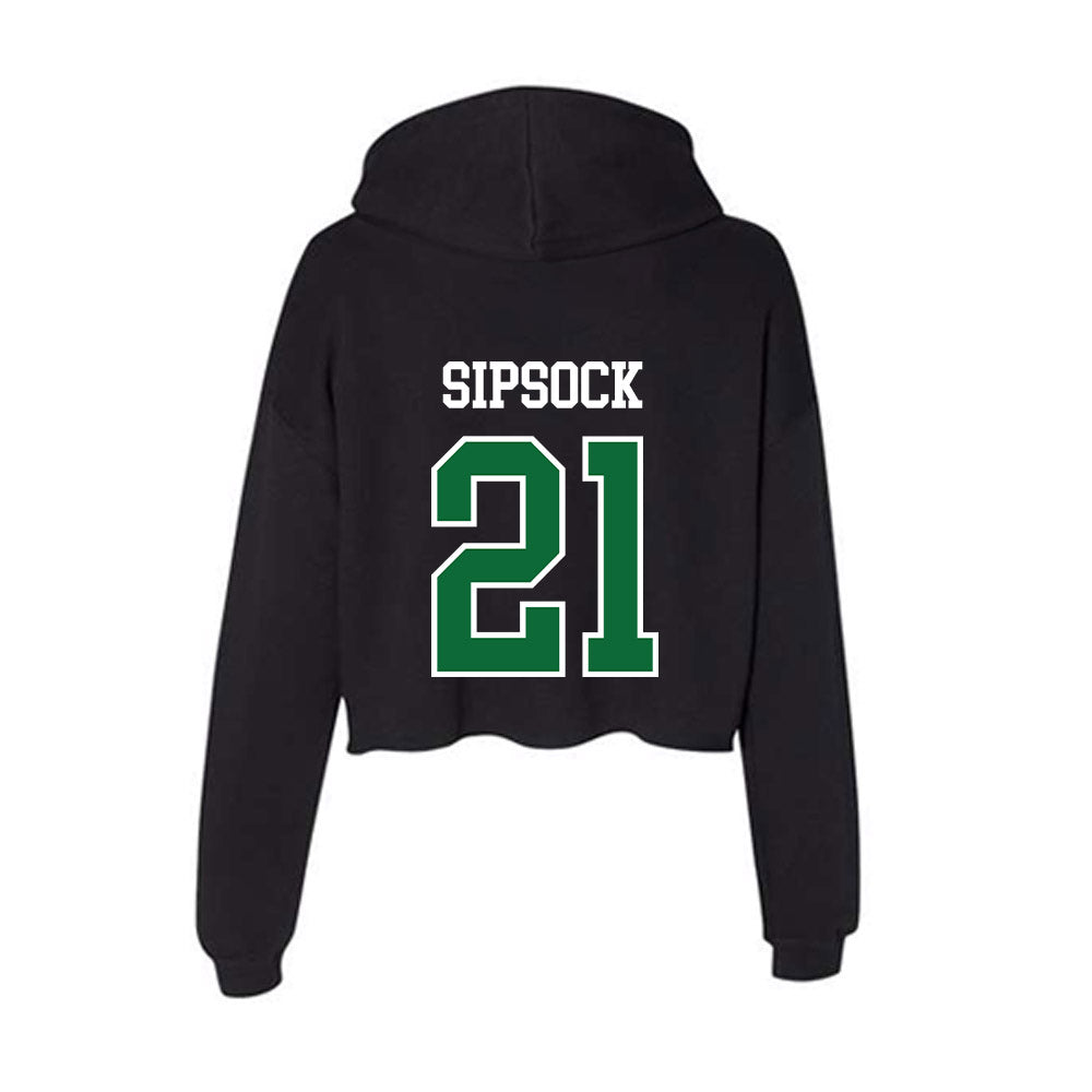 EMich - NCAA Women's Soccer : Olivia Sipsock - Women's Crop Fleece Hoodie-1
