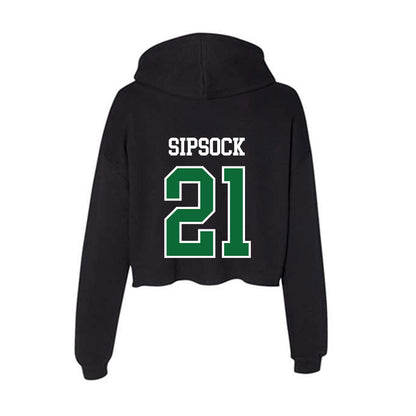 EMich - NCAA Women's Soccer : Olivia Sipsock - Women's Crop Fleece Hoodie-1