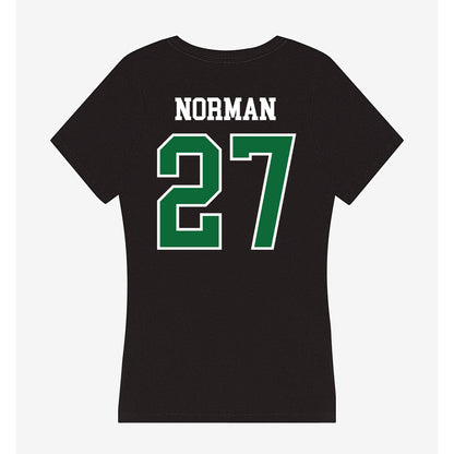 EMich - NCAA Football : Jayvin Norman - Women's V-Neck T-Shirt-1