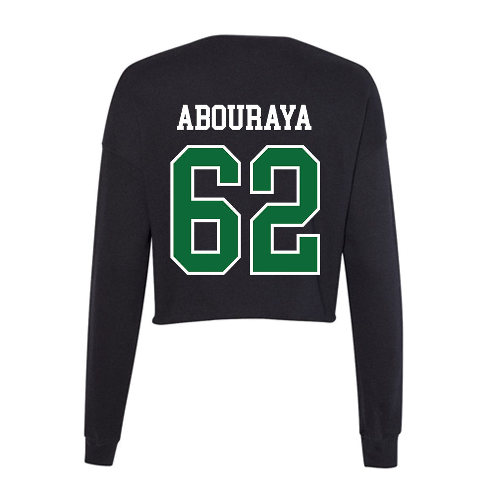 EMich - NCAA Football : Adham Abouraya - Women's Cropped Crew Fleece-1