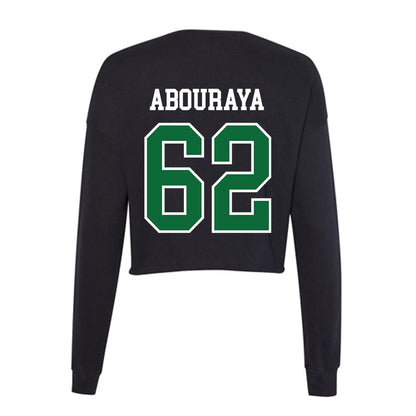 EMich - NCAA Football : Adham Abouraya - Women's Cropped Crew Fleece-1