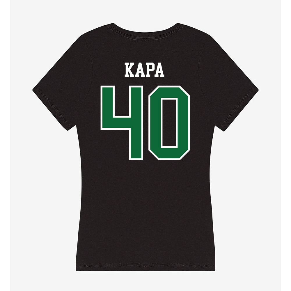 EMich - NCAA Baseball : Tyler Kapa - Women's V-Neck T-Shirt-1