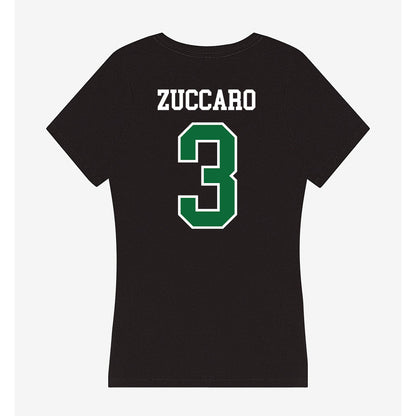 EMich - NCAA Baseball : Giano Zuccaro - Women's V-Neck T-Shirt-1