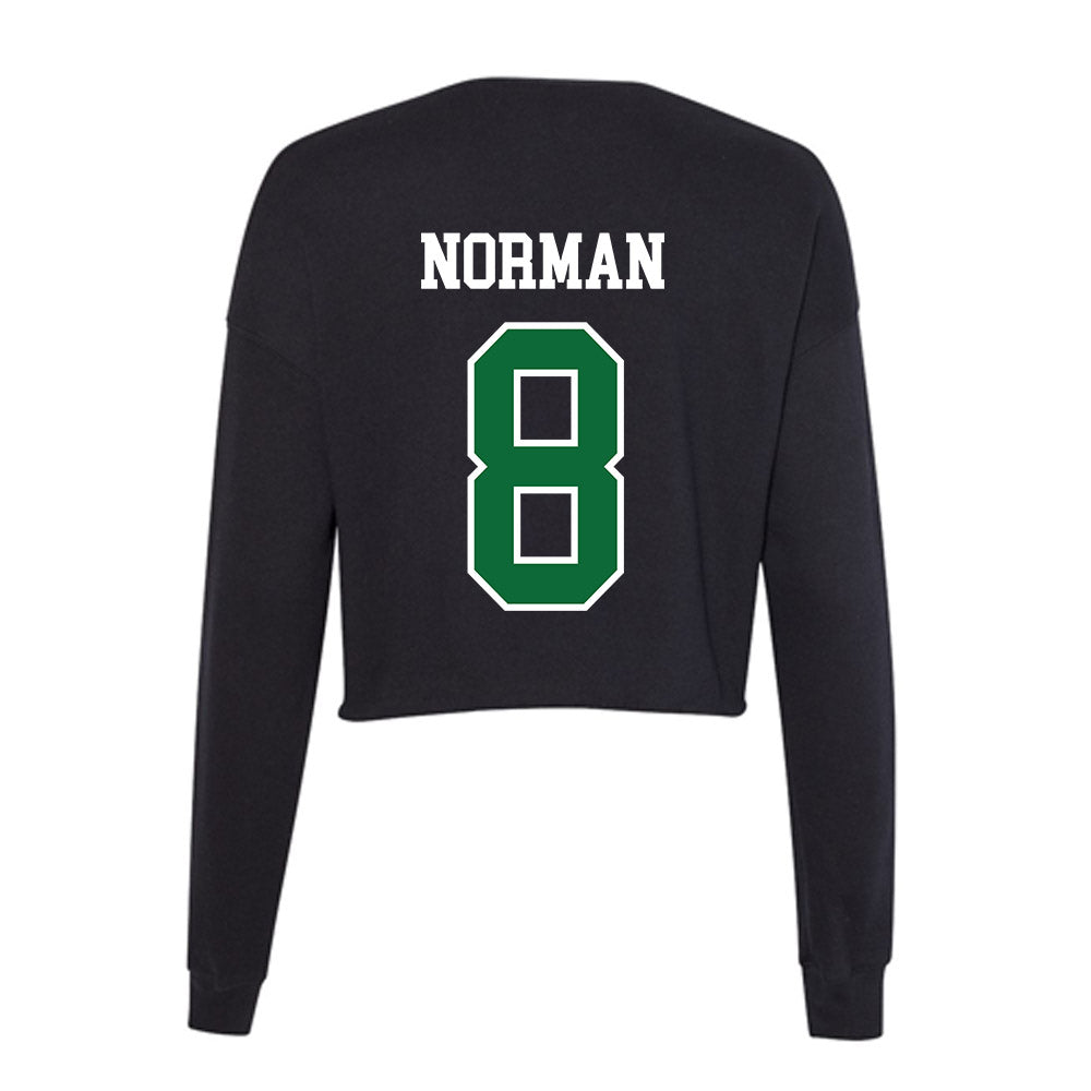 EMich - NCAA Football : Jaivian Norman - Women's Cropped Crew Fleece-1