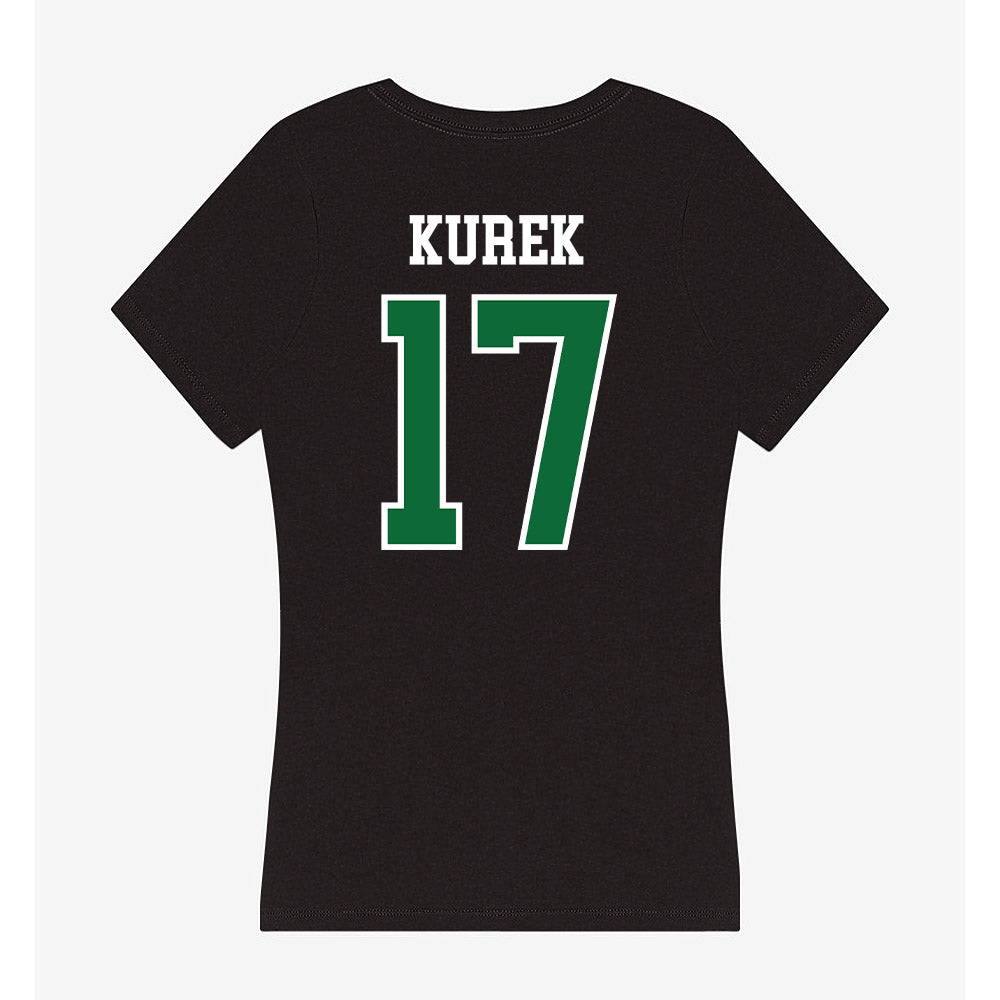 EMich - NCAA Baseball : Ezra Kurek - Women's V-Neck T-Shirt-1