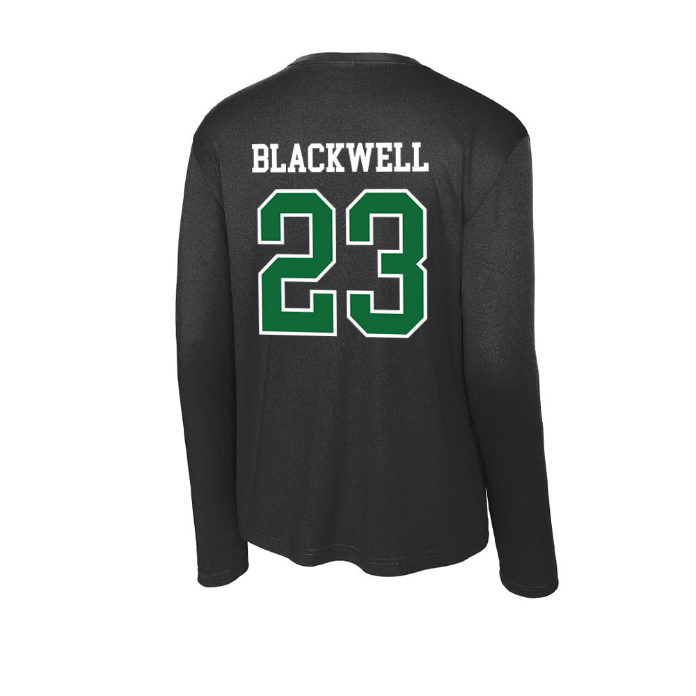 EMich - NCAA Women's Lacrosse : Mackenzie Blackwell - Activewear Long Sleeve T-Shirt-1