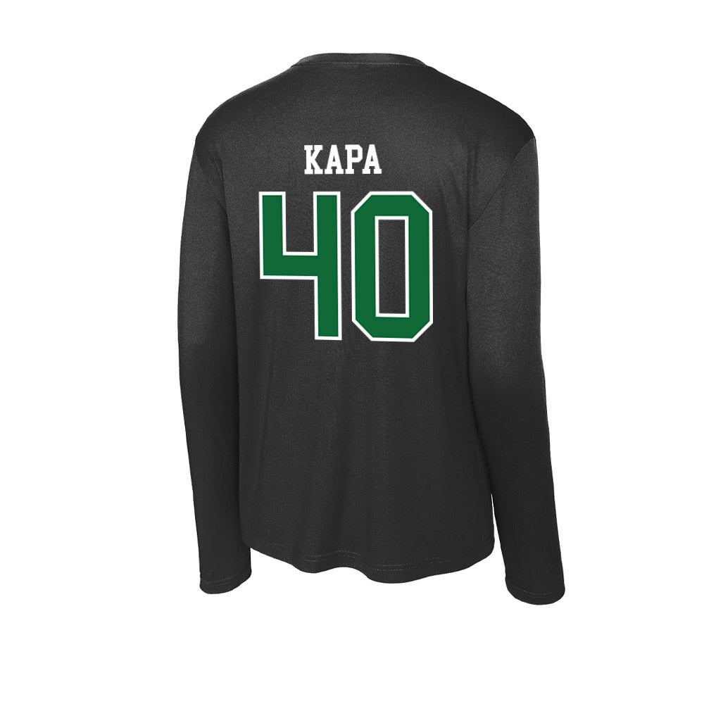 EMich - NCAA Baseball : Tyler Kapa - Activewear Long Sleeve T-Shirt-1