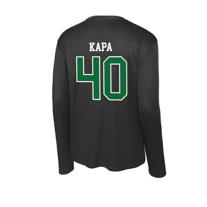EMich - NCAA Baseball : Tyler Kapa - Activewear Long Sleeve T-Shirt-1