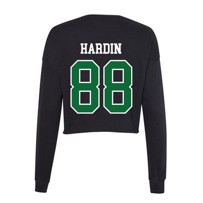 EMich - NCAA Football : Juruan Hardin - Women's Cropped Crew Fleece-1