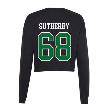 EMich - NCAA Football : Nick Sutherby - Women's Cropped Crew Fleece-1