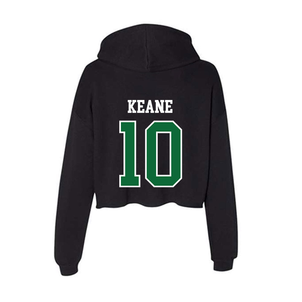 EMich - NCAA Baseball : Nick Keane - Women's Crop Fleece Hoodie-1