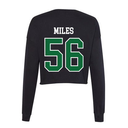 EMich - NCAA Football : Sterling Miles - Women's Cropped Crew Fleece-1