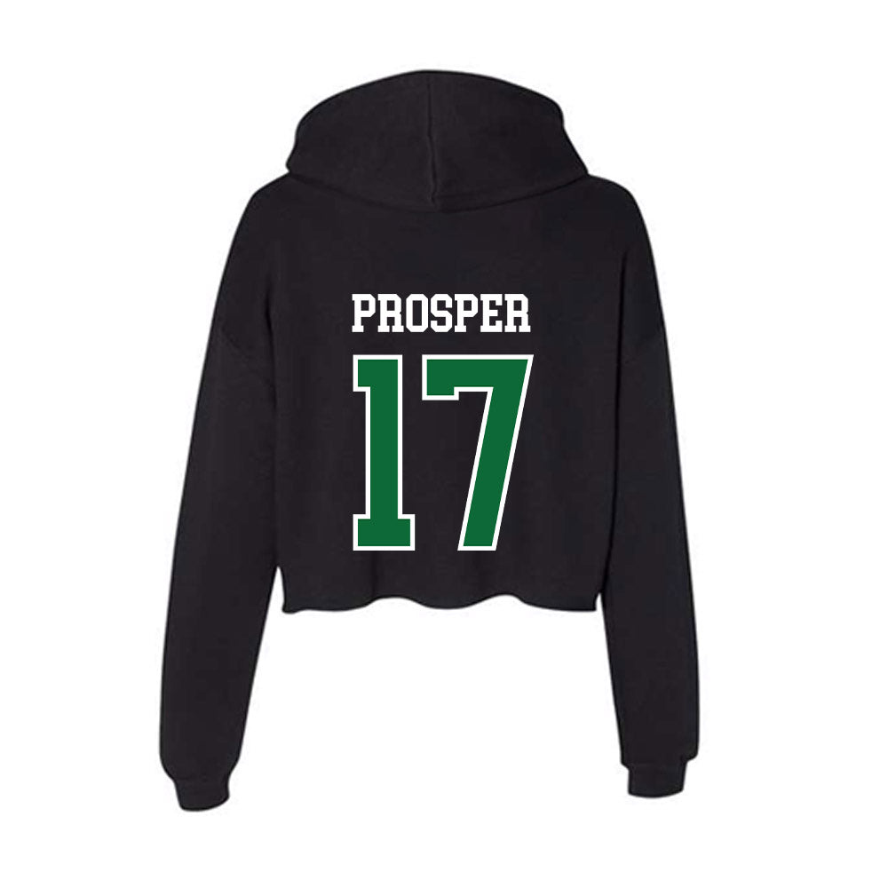 EMich - NCAA Football : Benson Prosper - Women's Crop Fleece Hoodie-1
